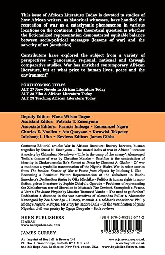 ALT 26 War in African Literature Today view 3