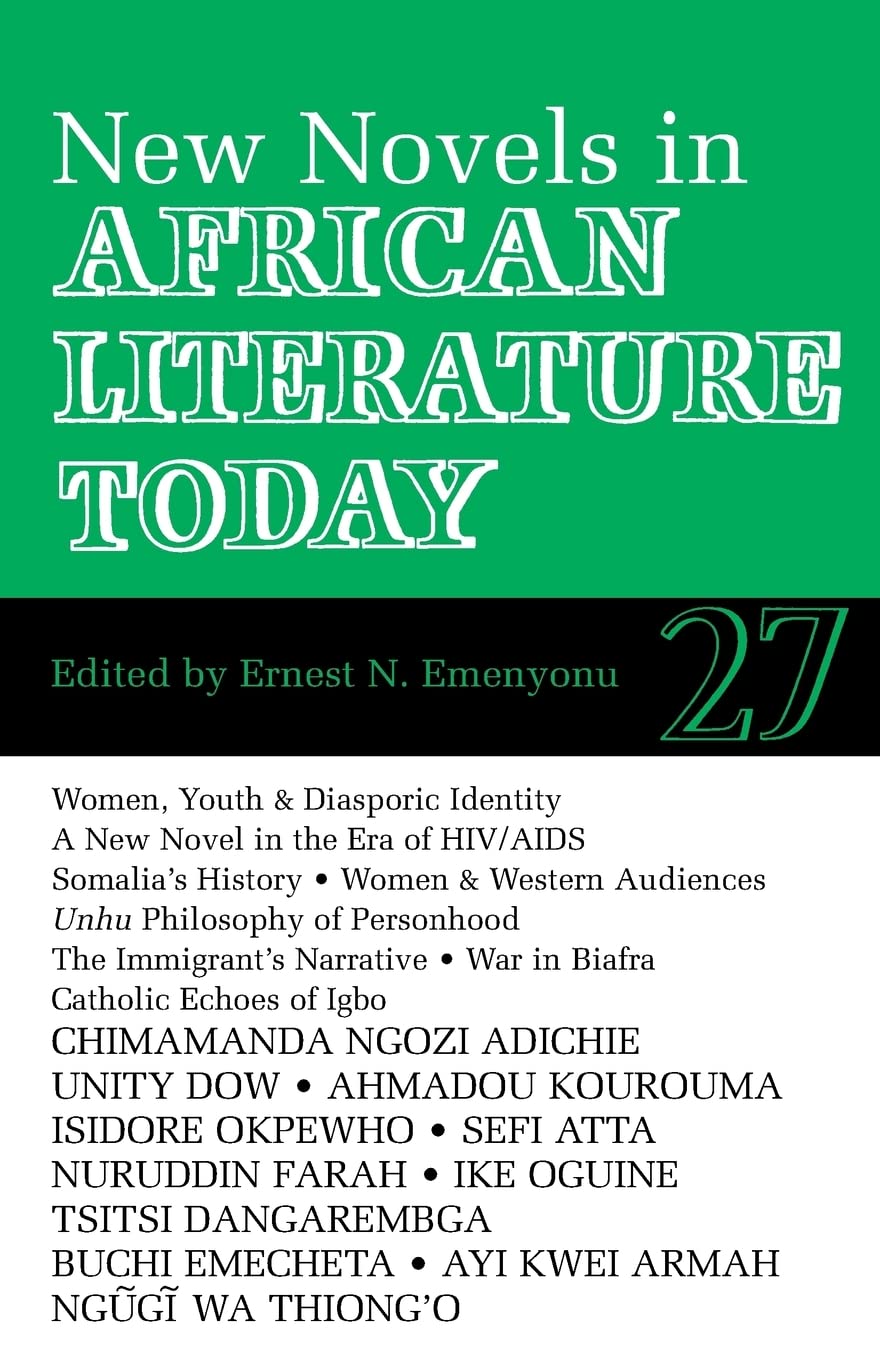 Buy New Novels in African Literature Today – ALT 27 by Ernest N. — BookShops.in