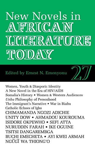 New Novels in African Literature Today – ALT 27 view 2
