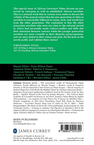 New Novels in African Literature Today – ALT 27 view 3