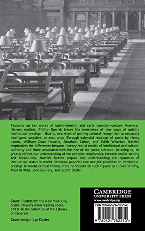 American Literary Realism, Critical Theory, and Intellectual Prestige, 1880-1995 – Phillip Barrish view 3