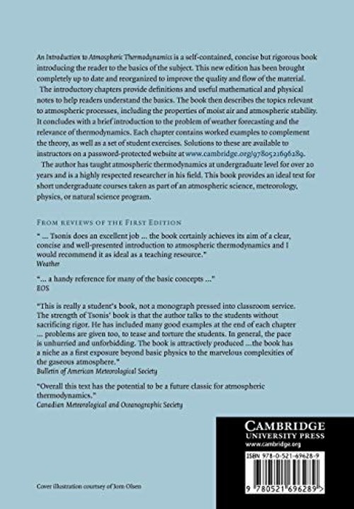 An Introduction to Atmospheric Thermodynamics – Tsonis – Cambridge University Press view 3