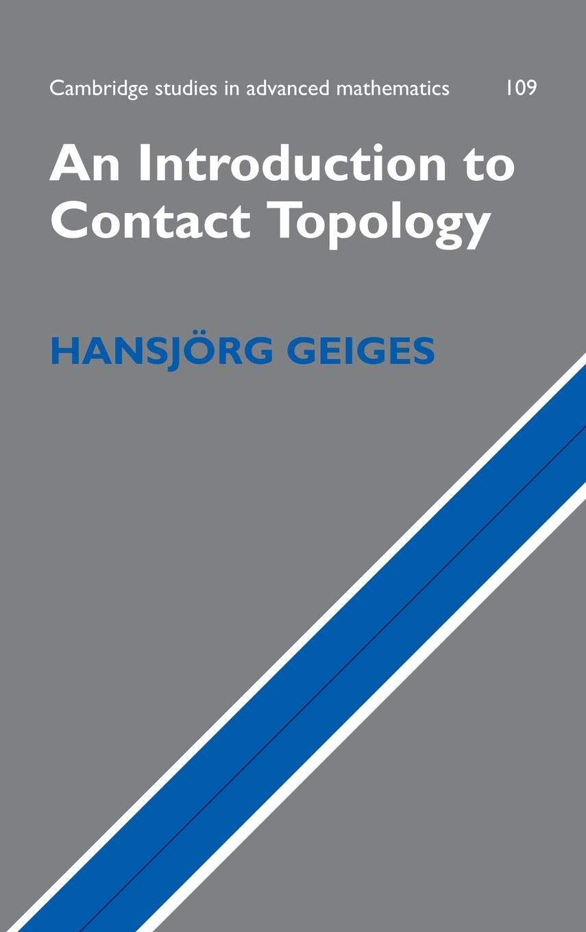 Buy Contact Topology by Hansjorg Geiges – Math Book — BookShops.in