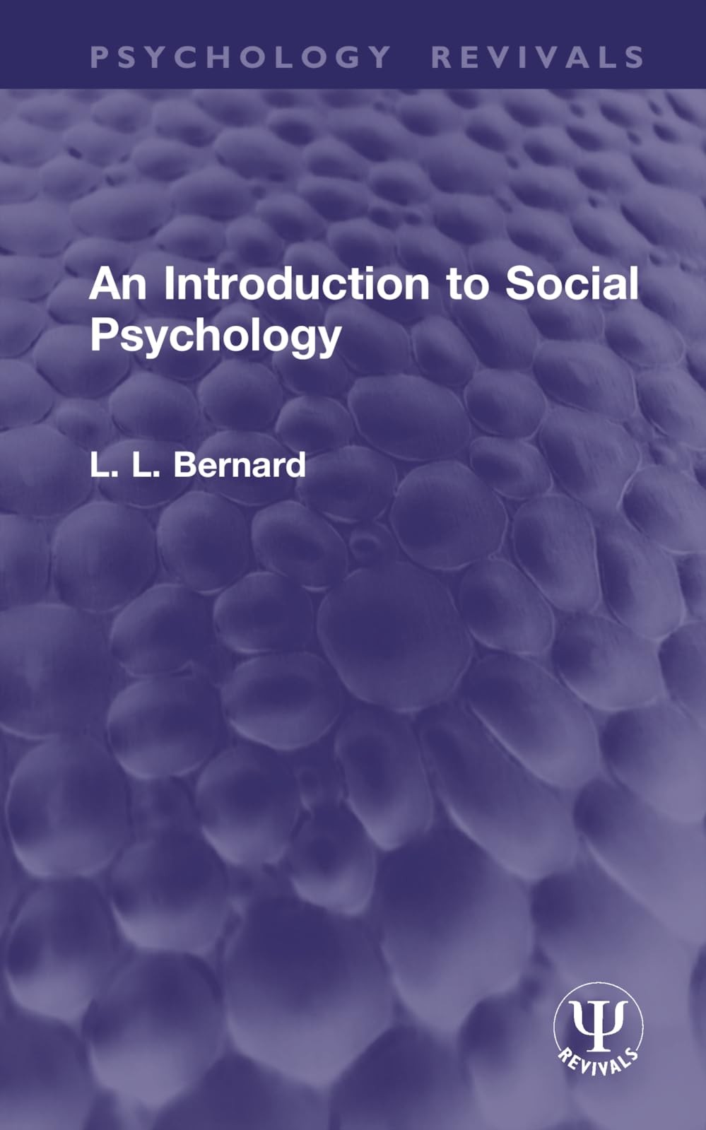 Buy An Introduction to Social Psychology (English, L. L. Bernard) — BookShops.in