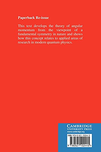 Angular Momentum in Quantum Physics: Theory and Application: 8 | by L. C. Biedenharn | James D. Louck | J. D. Louck | ‎ Cambridge University Press | ‎ English | ‎ 1st Edition view 3