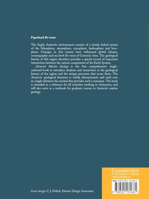 Antarctic Marine Geology by J. B. Anderson – Comprehensive Textbook on Antarctic Earth Systems view 3