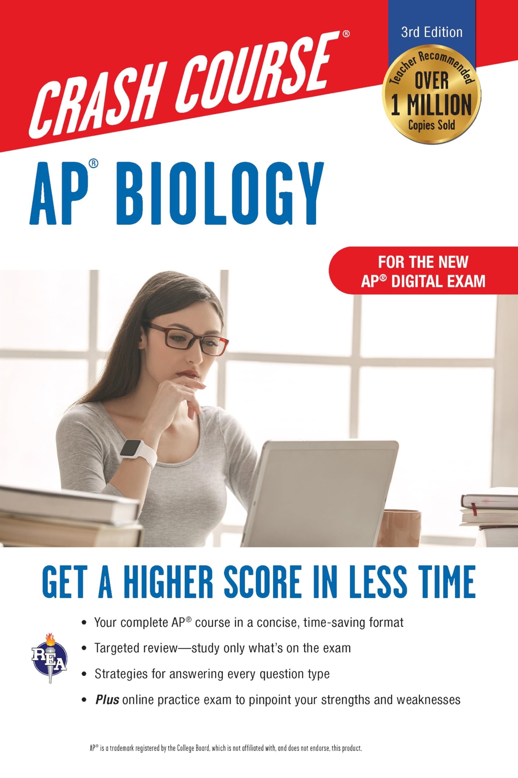 Buy Ap(r) Biology Crash Course, Book + Online (English, Michael D'Alessio | Christina Palffy) — BookShops.in