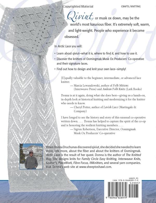 Arctic Lace: Knitting with Qiviut by Donna Druchunas view 3