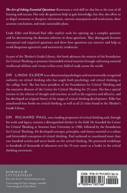The Art of Asking Essential Questions – Linda Elder – Foundation for Critical Thinking view 3