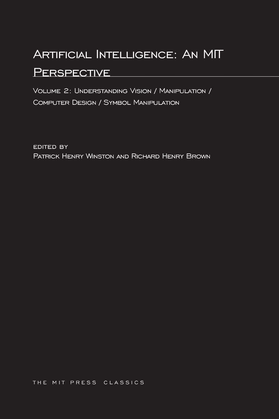 Buy Artificial Intelligence (English, Patrick Henry Winston | Richard H. Brown) — BookShops.in