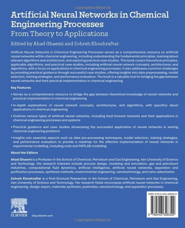 Artificial Neural Networks in Chemical Engineering Processes (English, Ahad Ghaemi | Zohreh Khoshraftar) view 3