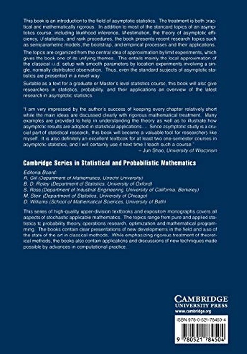 Asymptotic Statistics by A. W. Van Der Vaart – Cambridge University Press view 3