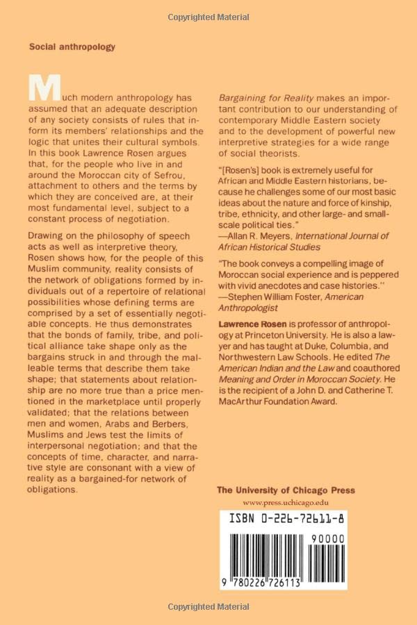 Bargaining for Reality by Lawrence Rosen – University of Chicago Press view 3