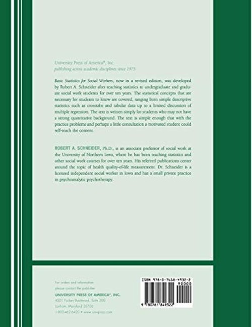Basic Statistics for Social Workers – Robert A. Schneider view 3