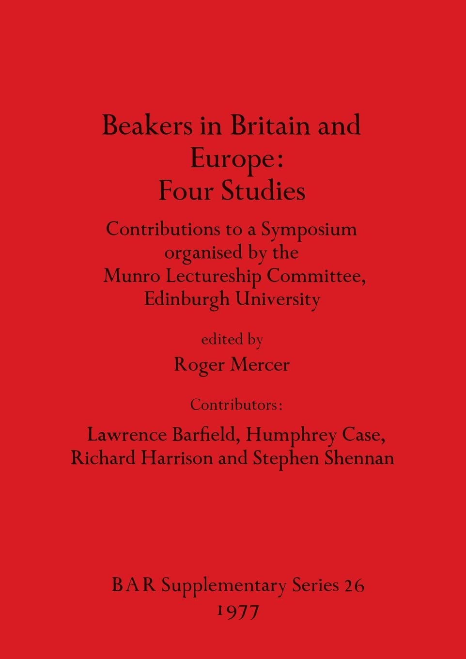 Buy Beakers in Britain and Europe: Contributions to a Symposium — BookShops.in