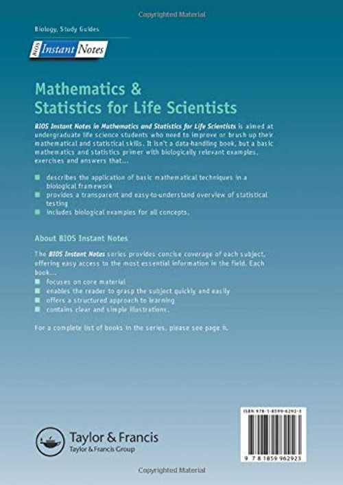 Mathematics and Statistics for Life Scientists – Aulay MacKenzie view 3