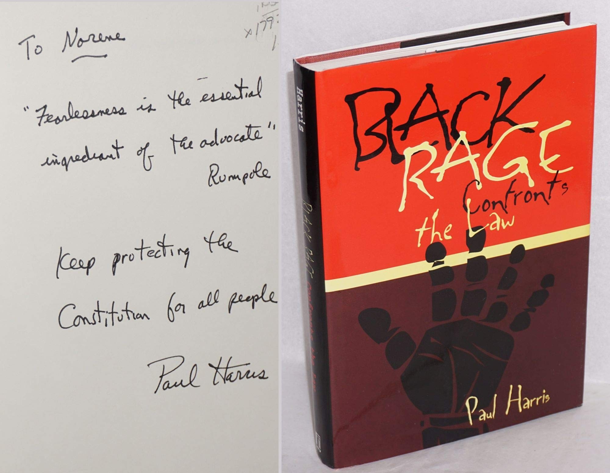 Buy Black Rage Confronts the Law (English, Paul Harris) — BookShops.in
