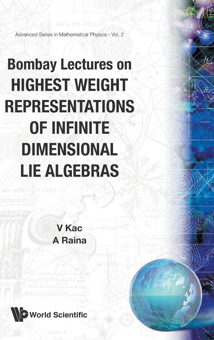 Buy Bombay Lectures on Highest Weight Representations by Kac — BookShops.in