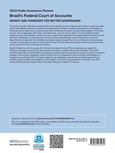 Brazil's Federal Court of Accounts: insight and foresight for better governance, linking reform to results for the country and its regions (OECD public governance reviews) view 3