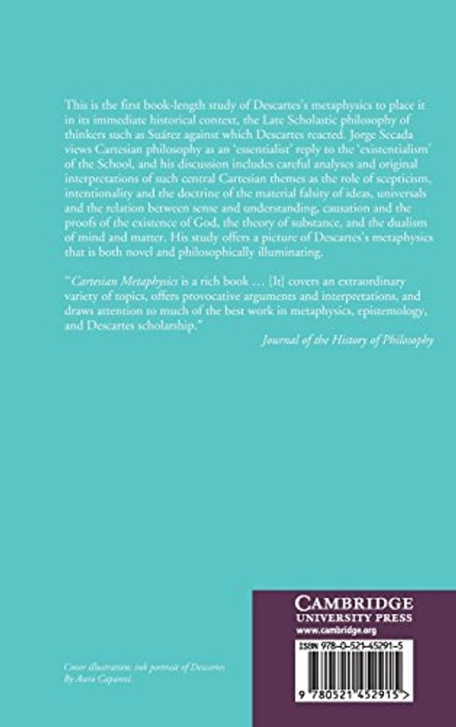 Cartesian Metaphysics by Jorge Secada – Cambridge University Press view 3