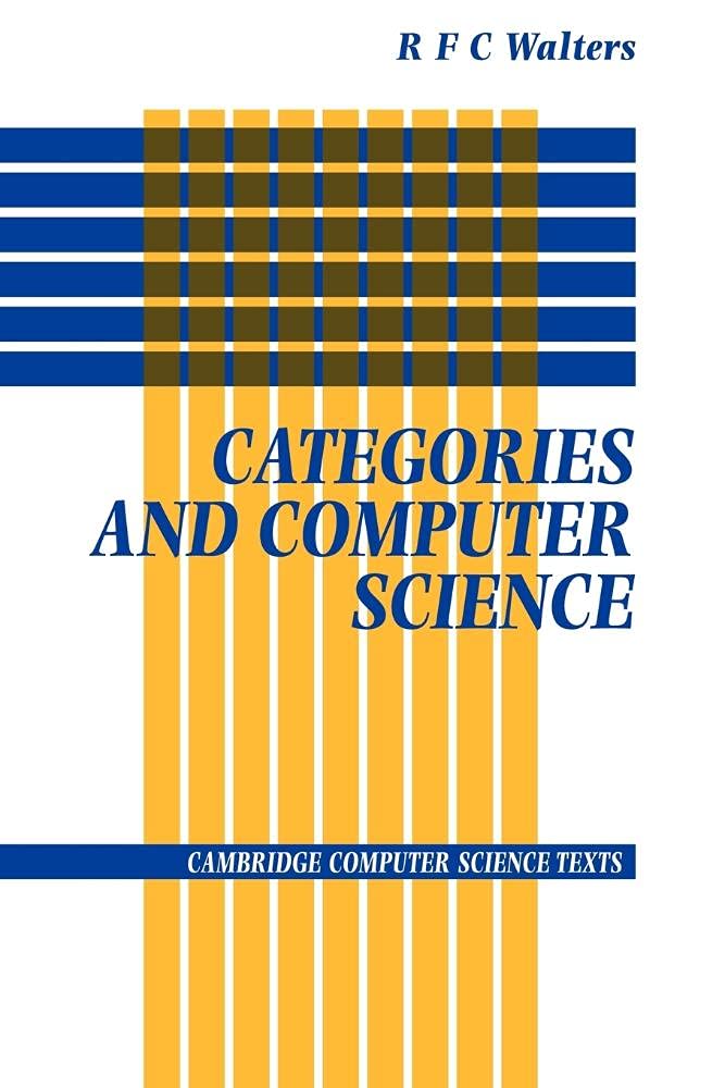 Buy Categories and Computer Science by R. F. C. Walters — BookShops.in