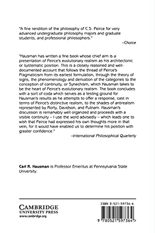 Charles S. Peirce's Evolutionary Philosophy – Carl R. Hausman view 3