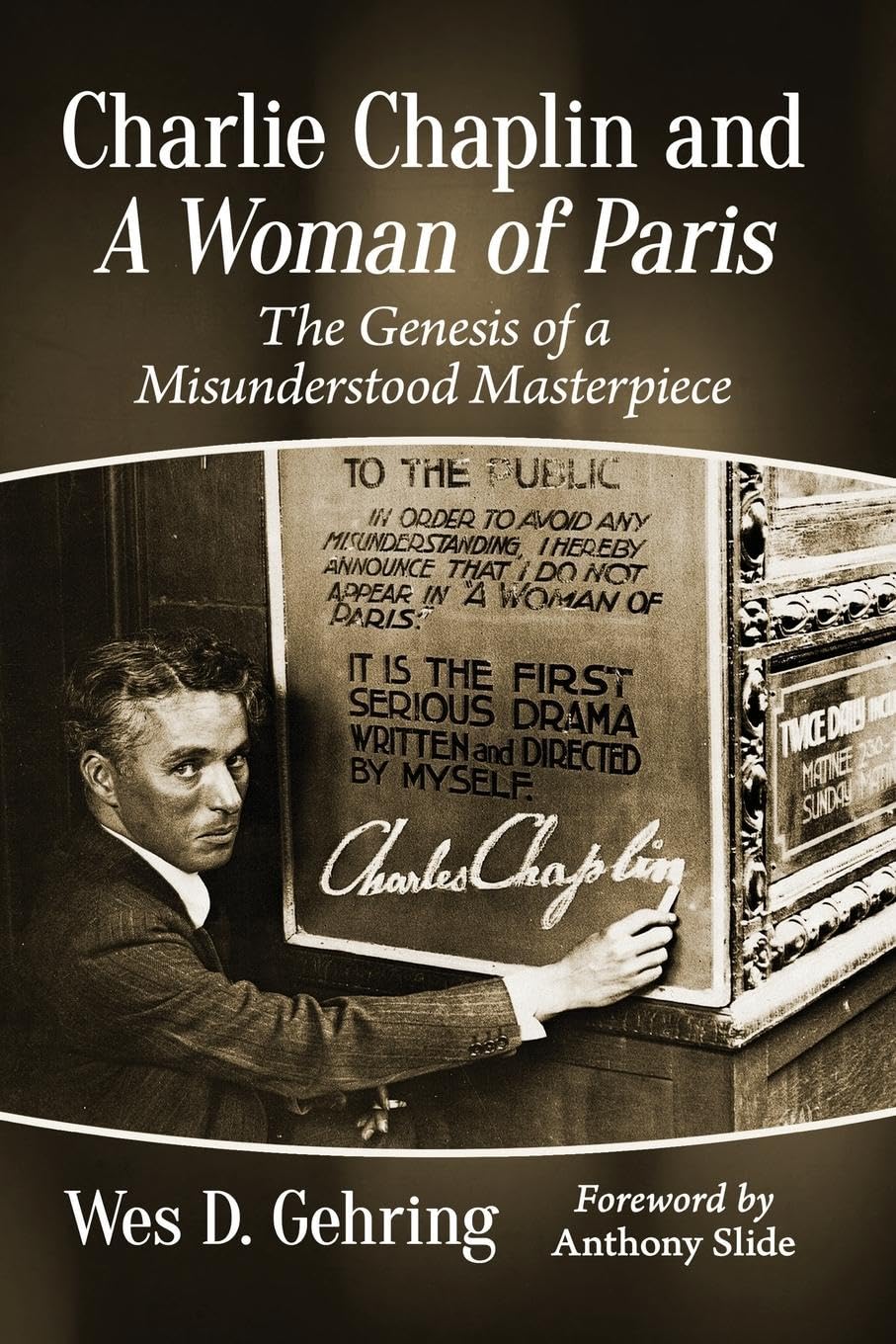 Buy Charlie Chaplin and A Woman of Paris by Wes D. Gehring — BookShops.in