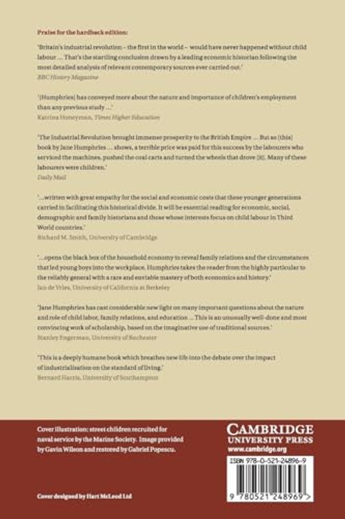 Childhood and Child Labour in the British Industrial Revolution – Jane Humphries view 3