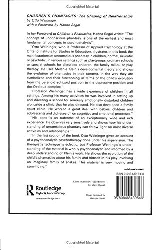 Children's Phantasies: The Shaping of Relationships view 2