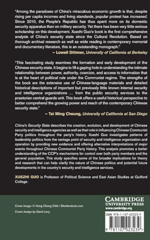 China's Security State: The Evolution of Chinese Intelligence and Security Agencies by Xuezhi Guo view 3
