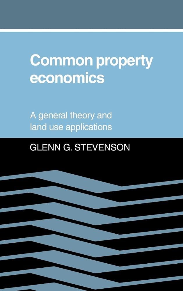 Buy Common Property Economics (English, Glenn G. Stevenson | Stevenson Glenn G.) — BookShops.in