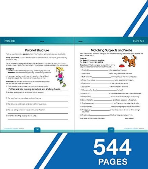 Comprehensive Curriculum of Basic Skills, Grade 6 – Thinking Kids Workbook view 6