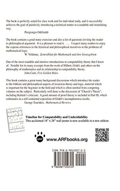 Computability: Computable Functions, Logic, and the Foundations of Mathematics – Richard L. Epstein view 3