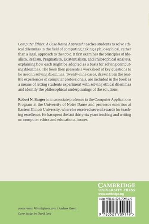 Computer Ethics: A Case-based Approach by Robert N. Barger – Cambridge University Press view 3