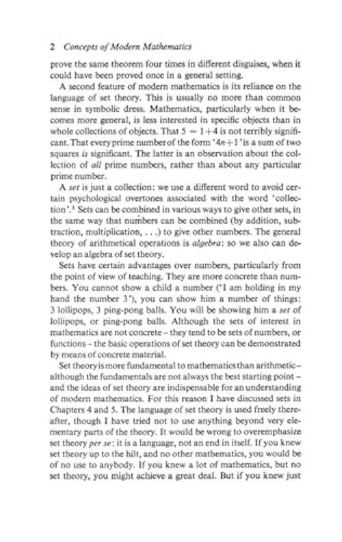 Concepts of Modern Mathematics by Ian Stewart – Dover Publications view 6