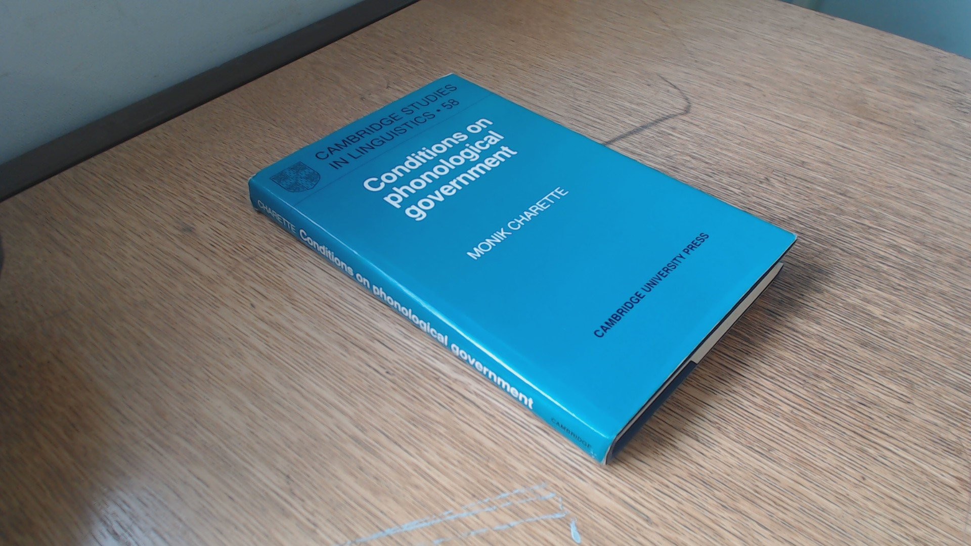 Buy Conditions on Phonological Government (English, Monik Charette) — BookShops.in