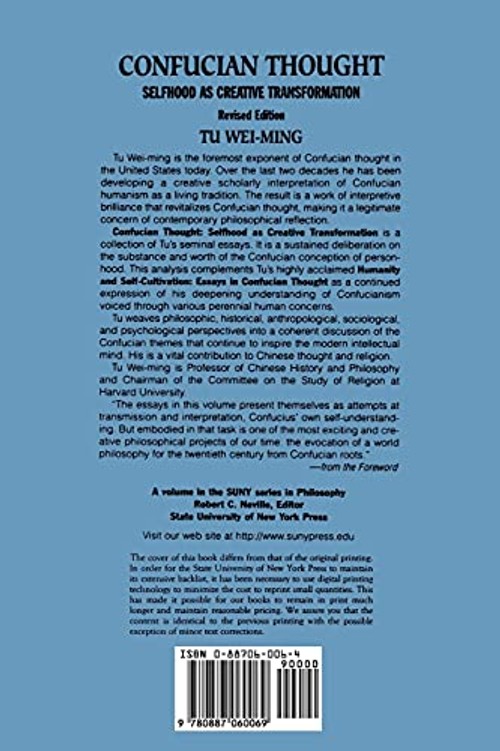Confucian Thought: Selfhood As Creative Transformation by Tu Wei-Ming view 3