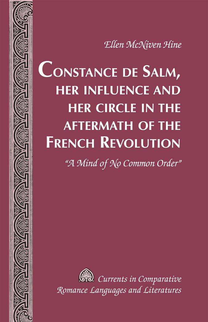 Buy Constance de Salm, Her Influence and Her Circle in the After — BookShops.in