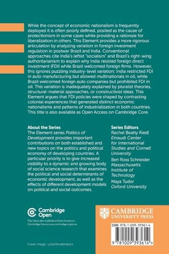 Constructing Economic Nationalisms in Brazil and India (English, Jason Jackson) view 3