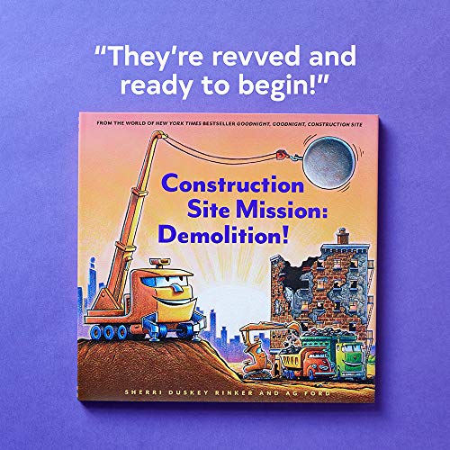 Construction Site Mission: Demolition! by Sherri Duskey Rinker – Hardcover Picture Book view 3