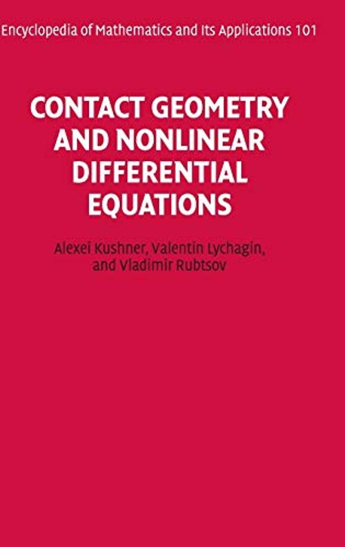 Contact Geometry and Nonlinear Differential Equations – Alexei Kushner view 2