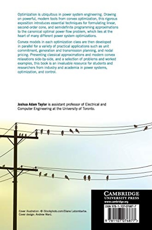 Convex Optimization of Power Systems – Joshua Adam Taylor view 3