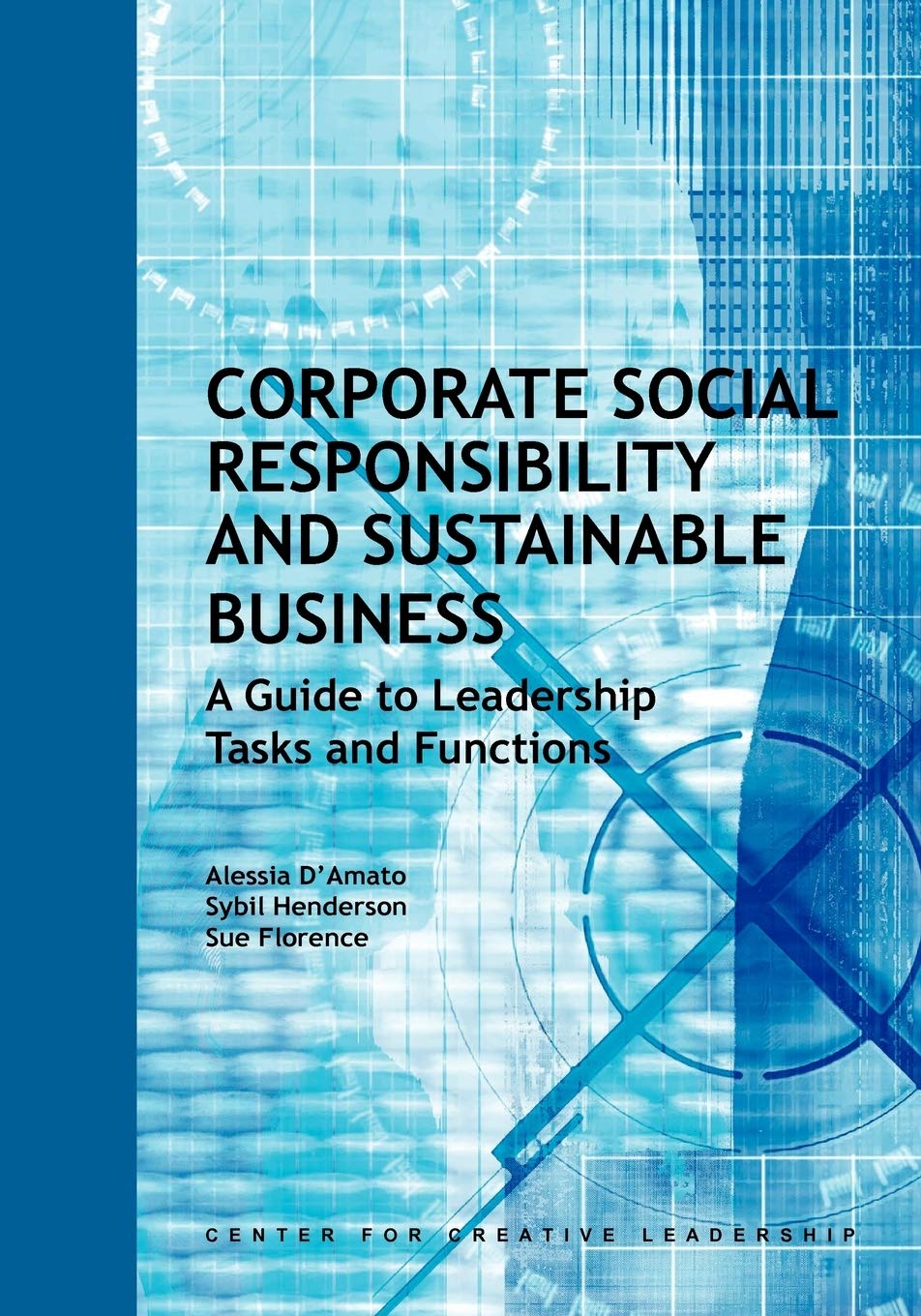 Buy CSR and Sustainable Business by Alessia D'Amato — BookShops.in