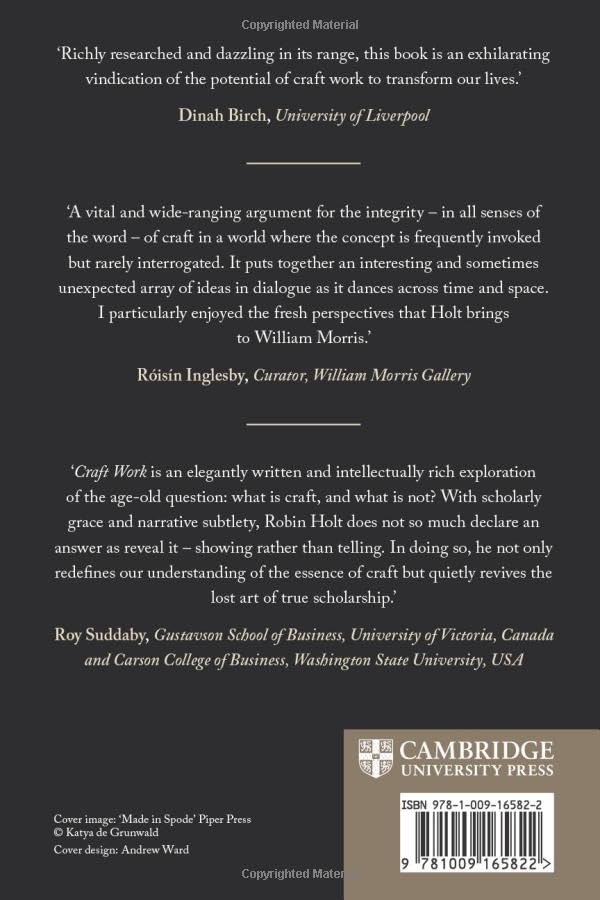 Craft Work: Making Form in a Broken World (Cambridge Studies in European Law and Policy) view 3