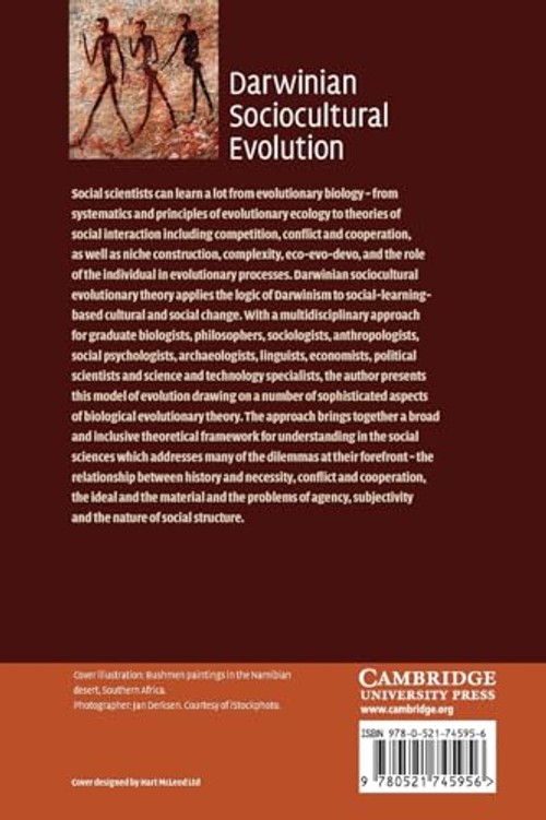 Darwinian Sociocultural Evolution: Solutions to Dilemmas in Cultural and Social Theory view 3
