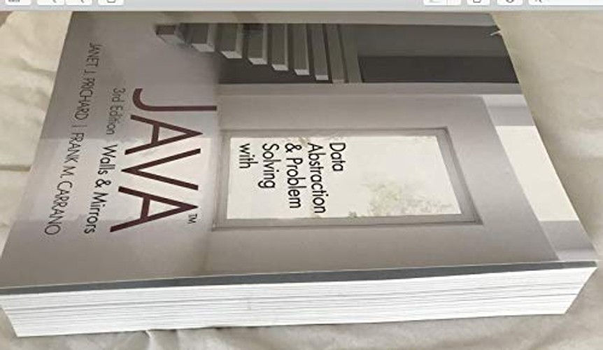 Data Abstraction & Problem Solving With Java: Walls and Mirrors by Janet Prichard view 2