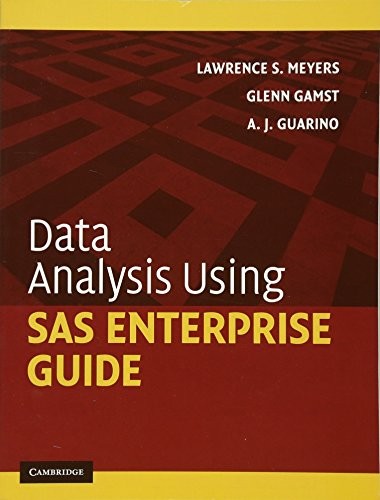 Data Analysis Using SAS Enterprise Guide (English, Lawrence S. Meyers | Glenn Gamst | A. J. Guarino) view 2