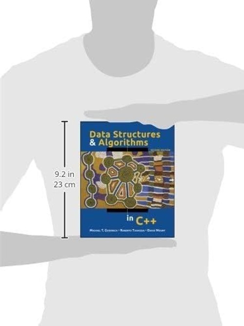 Data Structures and Algorithms in C++ by Michael T. Goodrich – Wiley Hardcover view 3