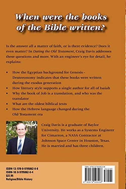 Dating the Old Testament by Craig Davis – Biblical Chronology and Authorship view 3