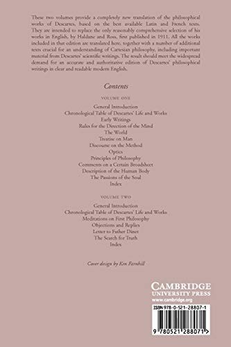 The Philosophical Writings of Descartes (English, Rene Descartes | Robert Stoothoff | Dugald Murdoch) view 3